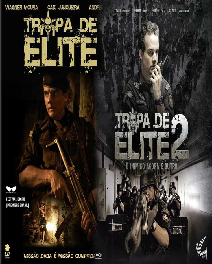 Tropa de Elite 1 e 2 Torrent – Blu-ray Rip 720p e 1080p Nacional (2007-2010)